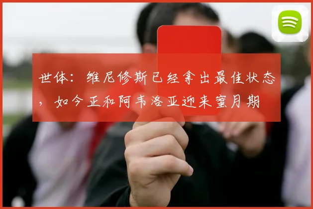 世体：维尼修斯已经拿出最佳状态，如今正和阿韦洛亚迎来蜜月期